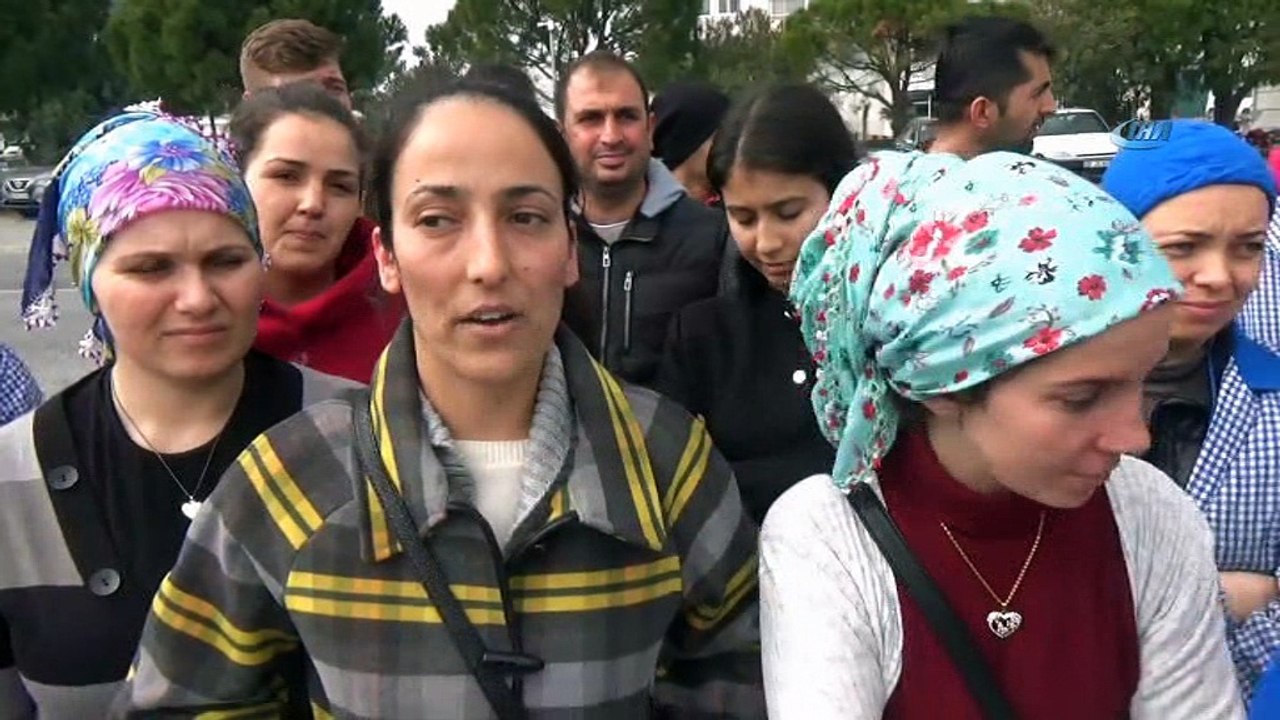 Söke’de işçilerden sendika eylemi