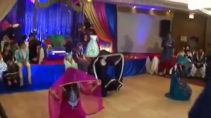 Indian Wedding Celebration Girls Dancing