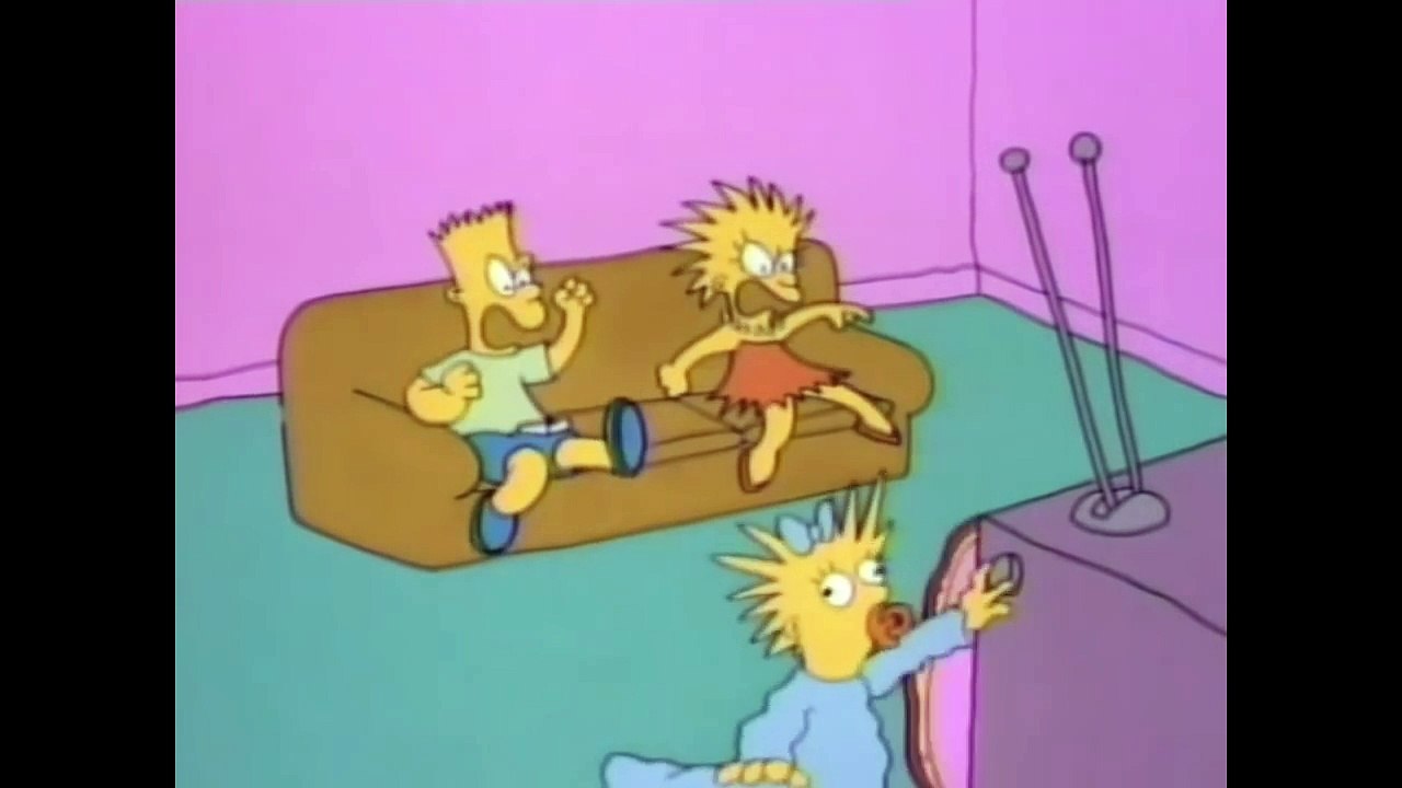 Early The Simpsons Clip (1987) Prior to the First Episode