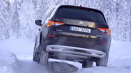 Skoda Kodiaq im Schnee