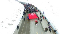Kop Dağı'nda 'Şehitlere Saygı Yürüyüşü' - BAYBURT