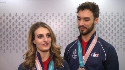 Danse sur glace - Papadakis: "On a su gérer la pression et les difficultés"