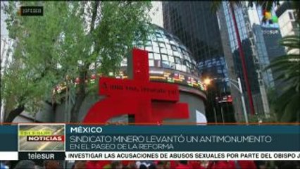 Con antimonumento, mexicanos recuerdan tragedia de Pasta de Conchos