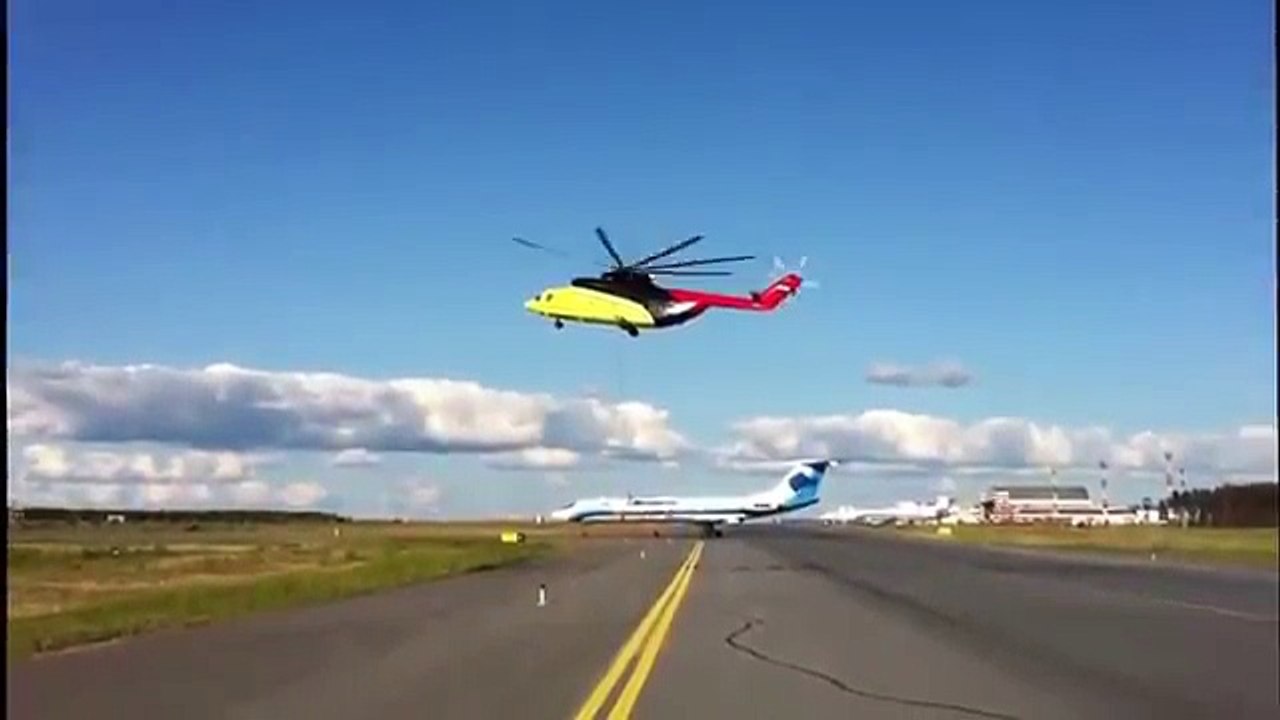 Kargo taşımacılığında kullanılan devasa helikopterler