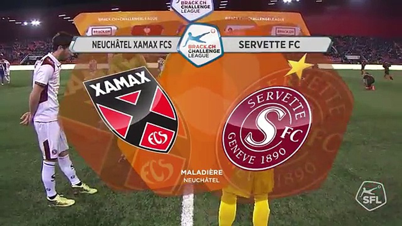 Xamax 1:1 Servette (Switzerland. Challenge League. 19 February 2018)
