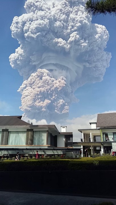 Mount Sinabung Eruption