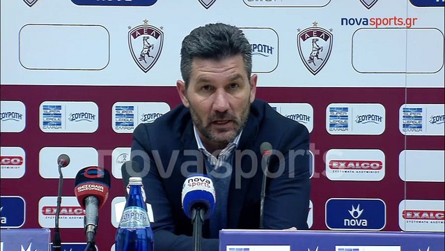 22η ΑΕΛ-Παναθηναϊκός 0-1 2017-18 Συνέντευξη τύπου-Novasports