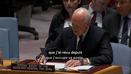 Un responsable des Nations unies tente de faire réagir un officiel syrien