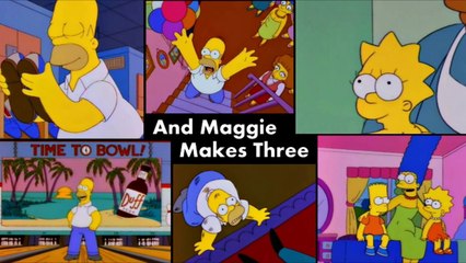 60 Second Simpsons Review - And Maggie Makes Three