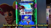 Pirate Falls videmption arcade game by Sega Amusements (IAAPA 2017)