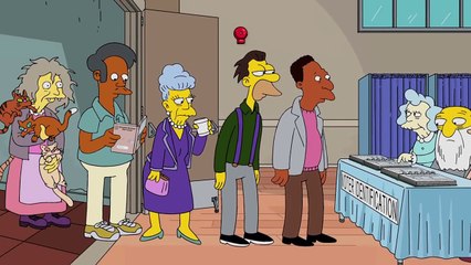 Homer Votes 2016 | Season 28 | THE SIMPSONS