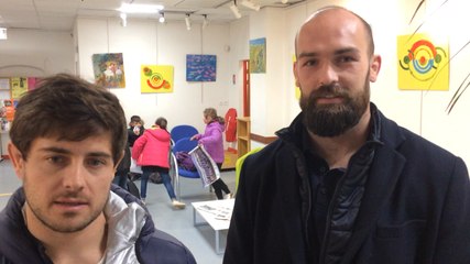 Deux joueurs du RCV à la rencontre des jeunes
