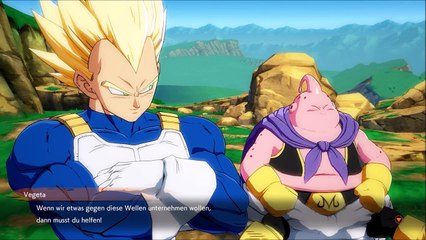 Dragonball FighterZ Vegeta Sama Majin Boo