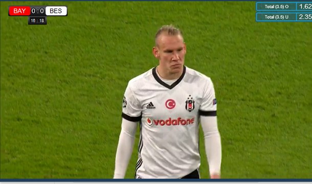 Domagoj Vida RED CARD HD - Bayern Munich 0-0 Besiktas 20.02.2018