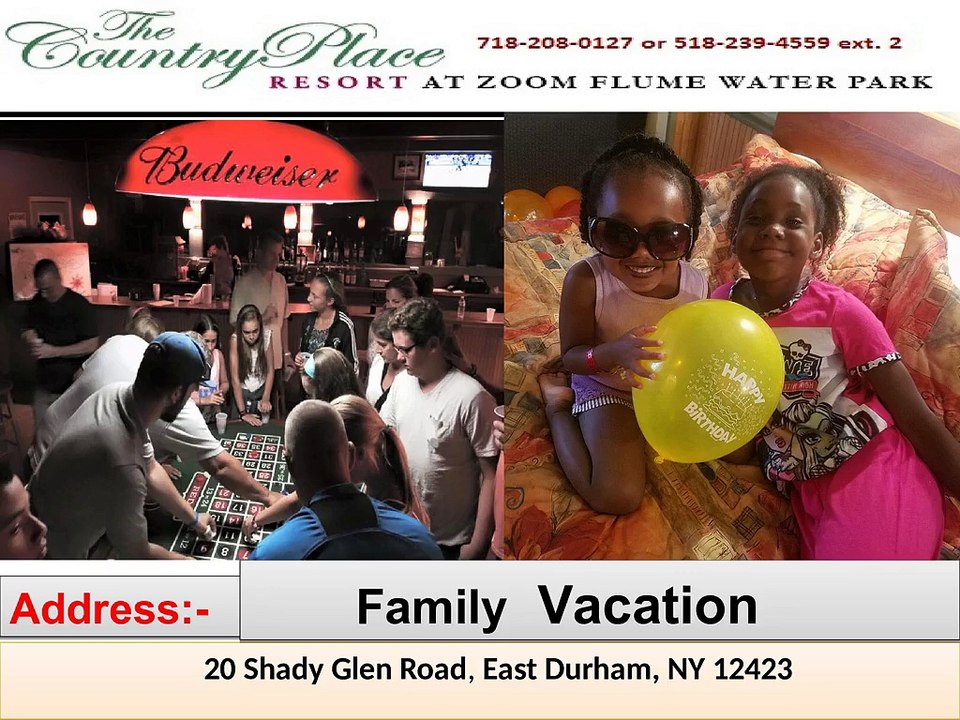 To improve Family vacation & cherish joy book the country place now