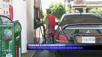 Rebajas a los combustibles podrian continuar la proxima semana