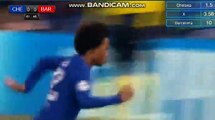 Willian GOAL - Chelsea 1-0 Barcelona 20.02.2018