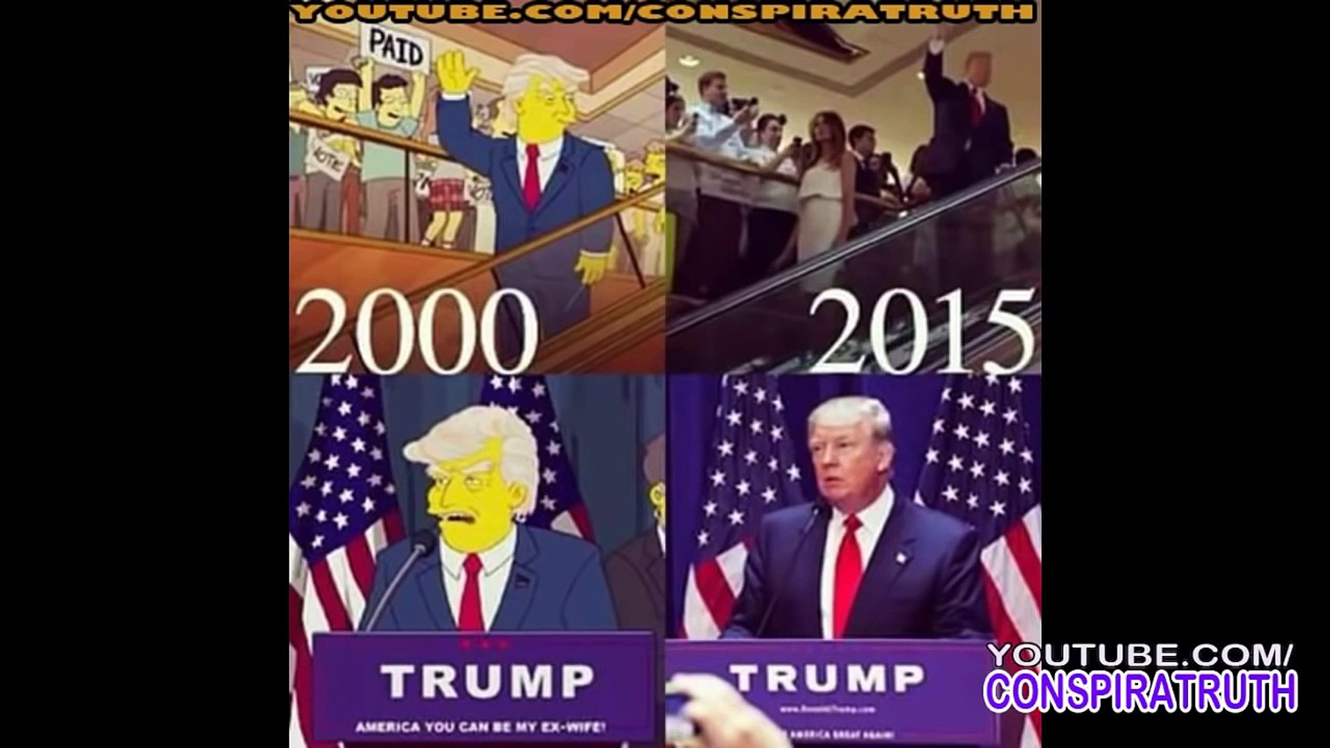 ⁣The Donald Trump Escalator Videos - TRUMP 2016 - Simpsons