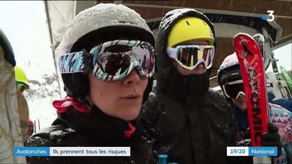 Avalanches : malgré la vigilance orange, ils prennent tous les risques