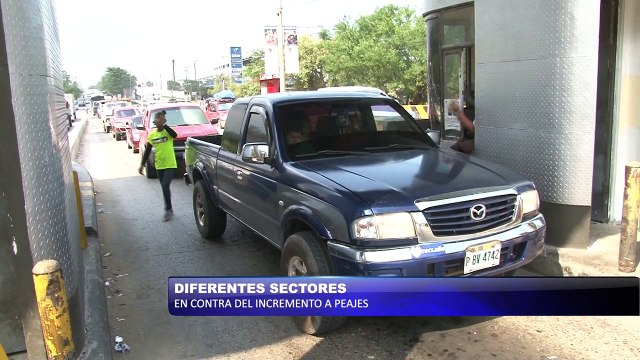 Diferentes sectores en contra del incremento a peajes