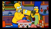 the Simpsons Homer strangels bart season 2-26 in funny voice