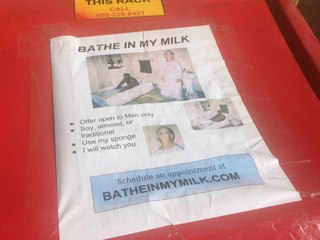 Creepy! 'Bathe in my milk' flier appears in Phoenix - ABC15 Things To Do