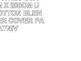 EUROPEAN CITIES USA TWIN 135CM X 200CM  UK SINGLE COTTON BLEND COMFORTER COVER
