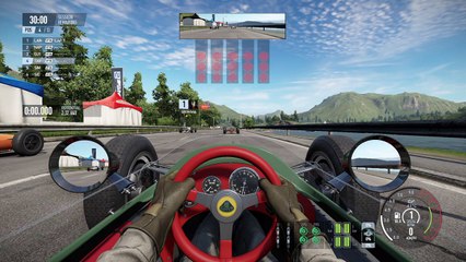 Sick's room Lotus 25 Bannochbrae start