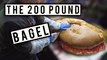 This Giant Bagel Weighs Over 200 Pounds!
