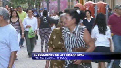 El descuento de la tercera edad no es respetado en Honduras