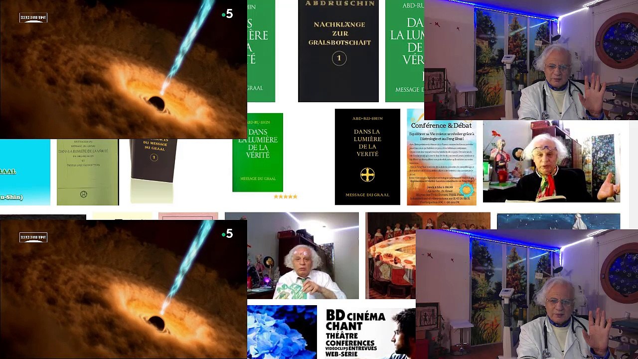 292.RECENTES DECOUVERTES : les trous noirs ,espace-temps ,