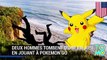 Deux hommes tombent d'une falaise en jouant à Pokemon Go