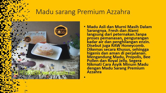 Garansi Uang Kembali, WA +62 813-9855-0306 madu dan sarang
