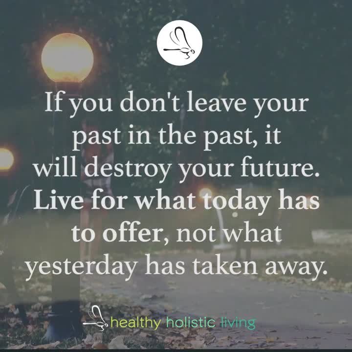 Live for today.