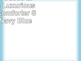 Amber by Artistic Linen 8Piece Luxurious Diamond Comforter Set Queen Navy Blue