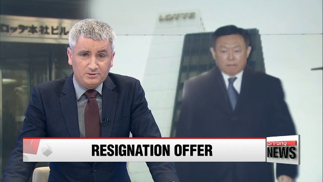Lotte Group Chairman Shin Dong-bin offers his resignation from Lotte Holdings in Japan: YTN