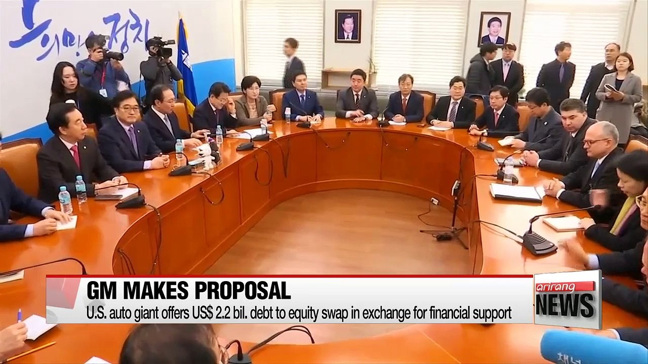 GM proposes to convert US $2.2 bil. debt for equity, in exchange for financial support to stay in Korea