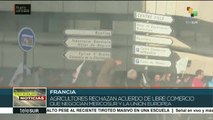 Agricultores franceses protestan contra acuerdo comercial UE-Mercosur