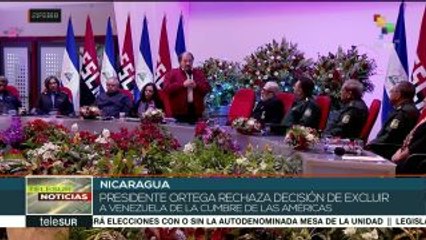 Ortega rechaza exclusión de Venezuela de la Cumbre de las Américas