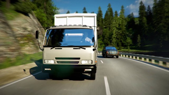 New Volvo V60 - oncoming collision mitigation by braking - animation