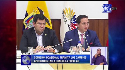 Comisión Ocasional tramita los cambios aprobados en la Consulta Popular