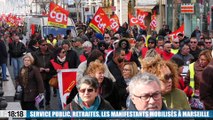 Marseille : Grosse mobilisation pour défendre service public et retraites
