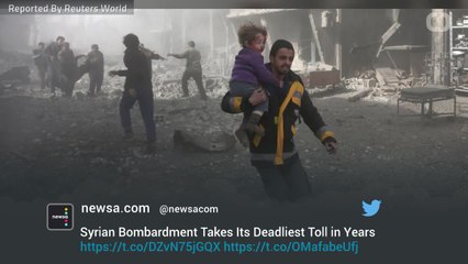 Bombs Hit Syria's Ghouta, Death Toll Highest Since 2013
