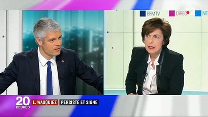 La réponse de Laurent Wauquiez après les enregistrements de Quotidien