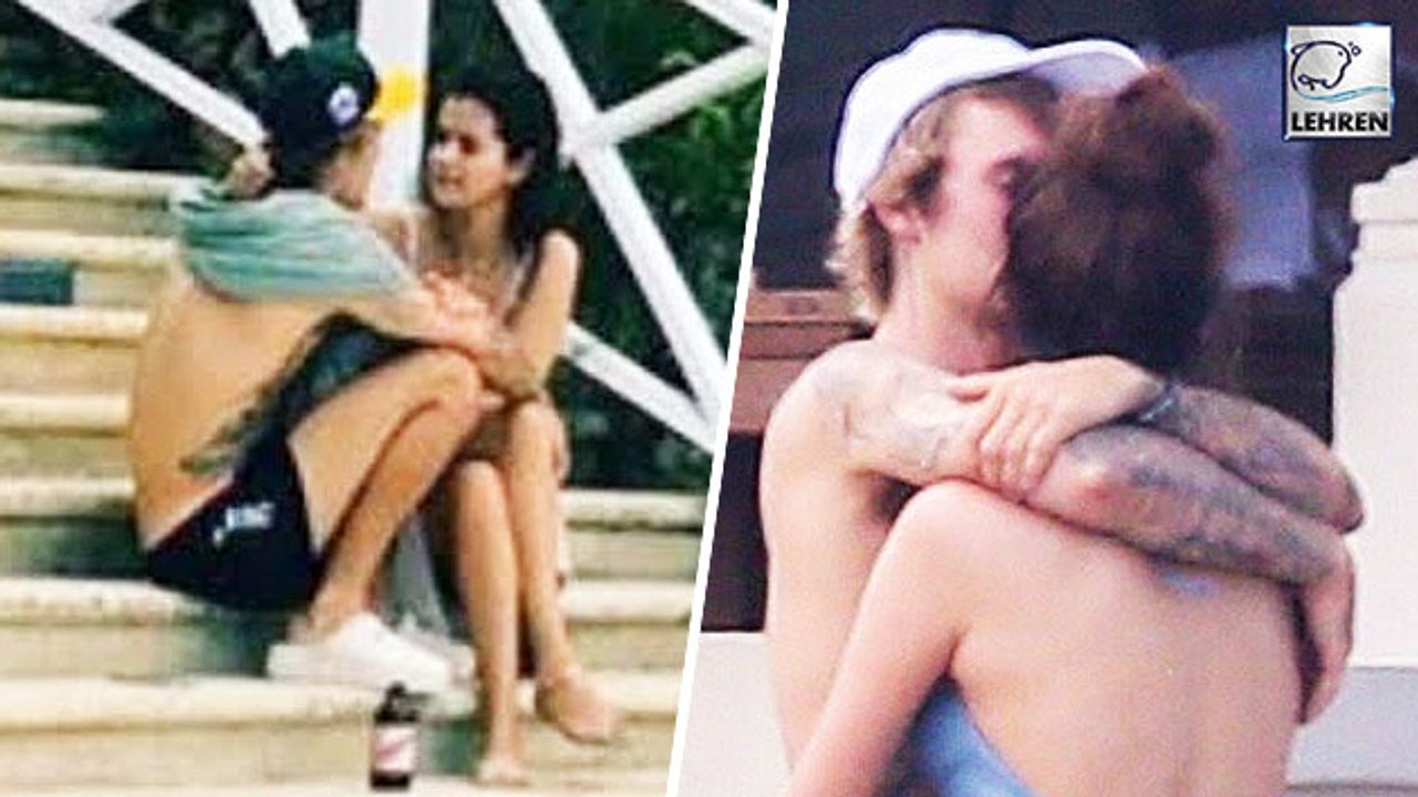 Justin Bieber Is Seen Kissing Selena Gomez On A Beach In Jamaica Video Dailymotion