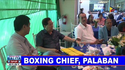 Boxing chief, palaban; Cojuangco: Tuloy ang hosting