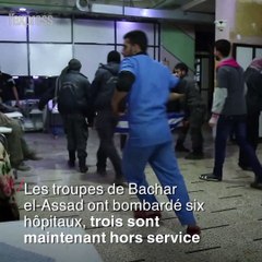 Syrie: six hôpitaux bombardés en 48 heures dans la Ghouta orientale