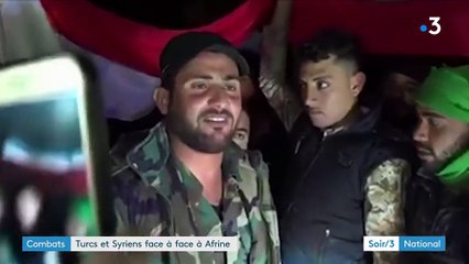 Turcs et Syriens se font face à Afrine