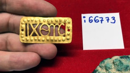 Ancient Roman MEDUSA CUPID  MONEY and RINGS Artifacts of Gold Silver and Terracotta