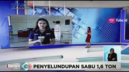 Pelaku Penyelundupan 1,6 Ton Sabu Serta Barang Bukti Diserahkan ke Penyidik Jakarta